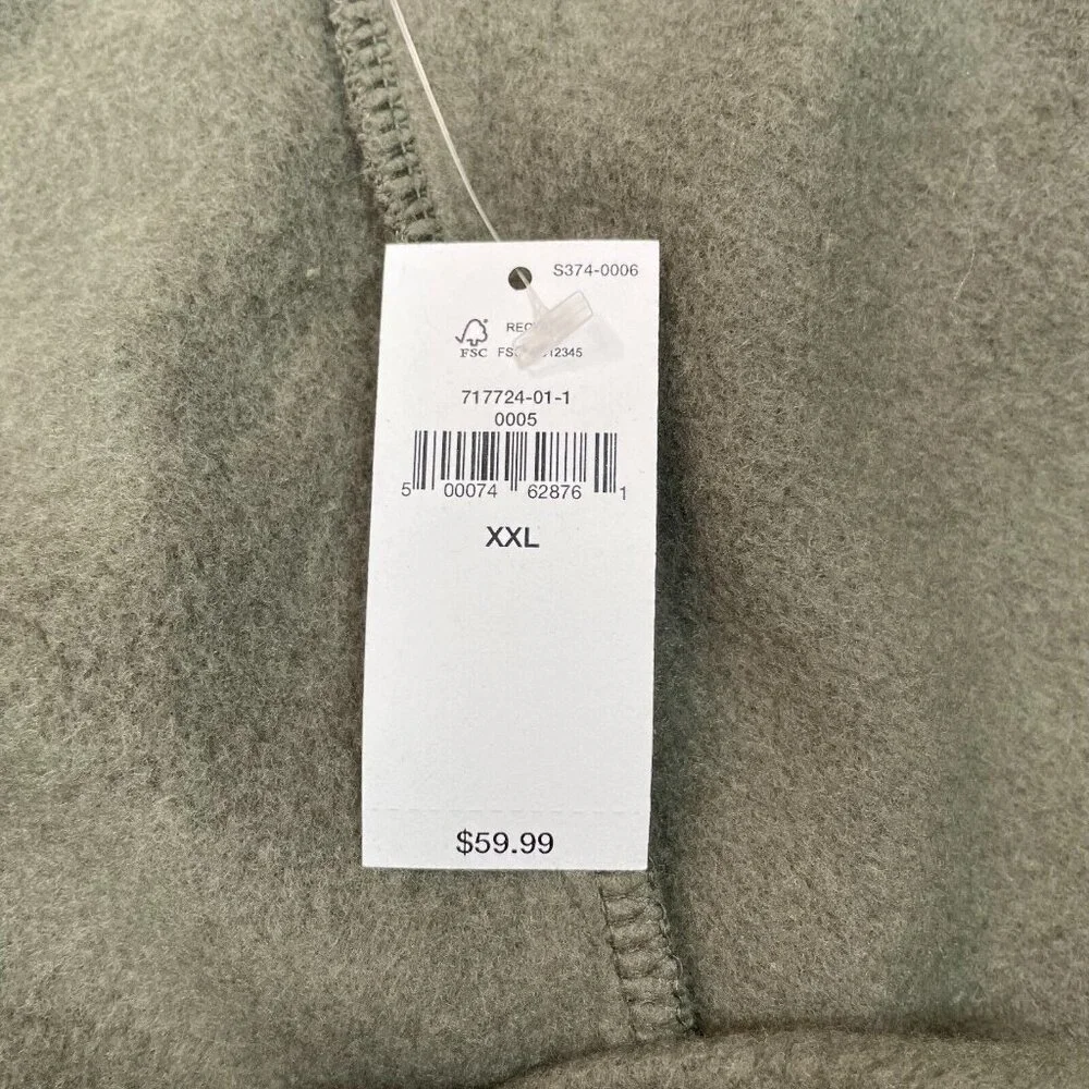 Banana Republic Jogger Sweatpants XXL Olive Green Fleece Lounge Pants Men's NWT - Picture 11 of 12